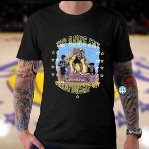 TDE Lakers Championship #17 Graphic Shirt Top Dawn LeBron RARE Pullover Tee FLAW